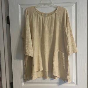 EUC Zenana 3/4 Sleeve Lightweight Tunic Top